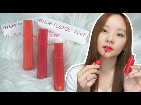 Video [2022 NEW!] Romand BLUR FUDGE TINT 9,10,11 Swatches |... - youtube