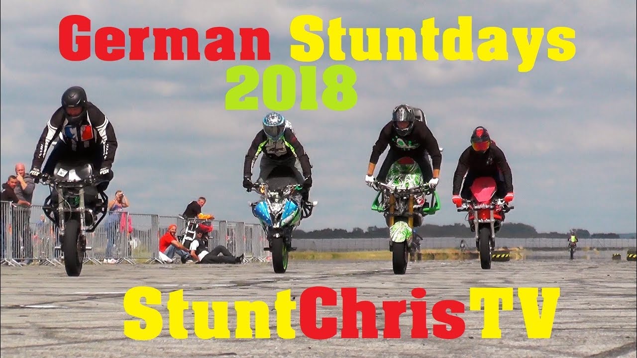 StuntChris | Yamaha R6 Stunt | German Stuntdays 2018 | Vlog | Longcut |