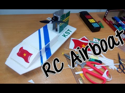 How To Build Airboat RC With Brushless Motor