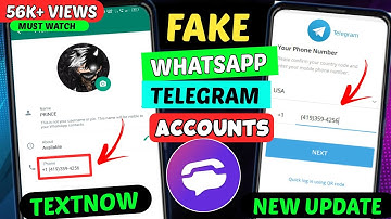 create telegram and whatsapp account with textnow 2022|Textnow all signup error fixed |New area code