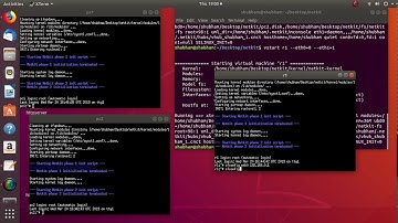 Create Virtual Network for two PC and one router Using Netkit
