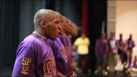 Beta Eta Chapter of Omega Psi Phi - Spring 2012 Probate - Extended