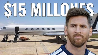 Dentro Del Avión Privado De Leo Messi