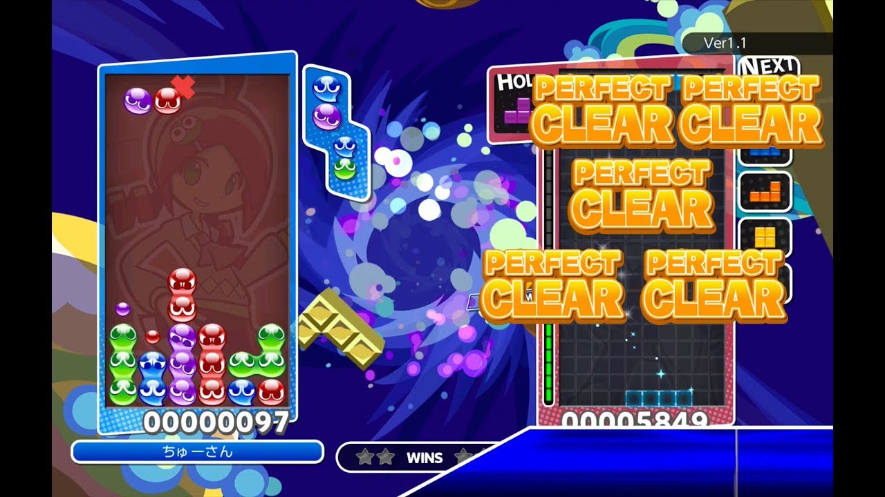 How to Beat a Puyo (5 Perfect Clears) – Puyo Puyo Tetris Ranked (Switch)