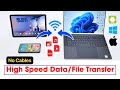 Transfer Files from Any device to PC, Android, Mac, iPhone Instantly Without Cables #filesharing