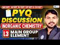 Main Group Element | Inorganic Chemistry | MH SET, JH SET, RJ SET, HP SET & CG SET | L3 | IFAS