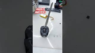 Error 17 hard reset battery  … do this only when u find the module battery dead or something related