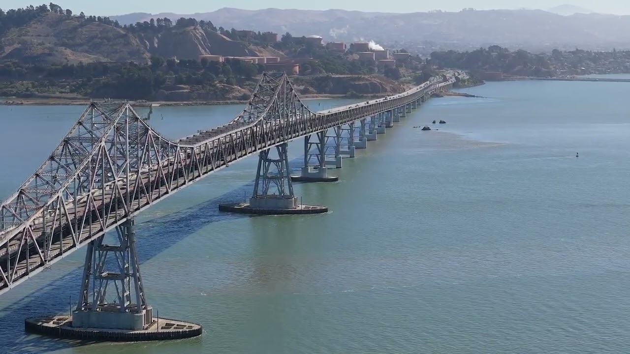 SF Bay - Richmond/San Rafael Bridge - 9/29/2023 - 4K