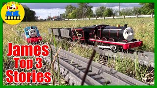 Top 3 James Stories|Thomas and Friends Remake Collection Engine of Many Colours|Toy Trains of David