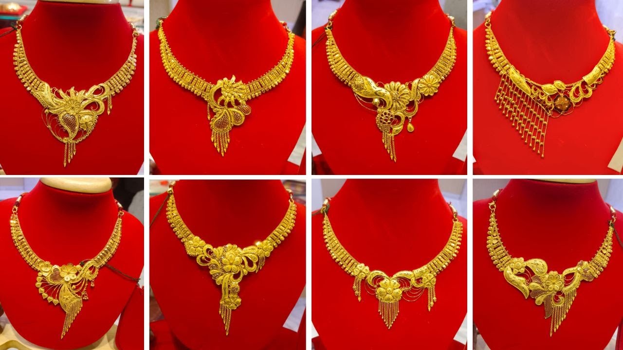WEDDING SPECIAL | মাত্র 6 গ্রাম থেকে বিয়ের নেকলেস | Lightweight Gold Necklace Collection With Price