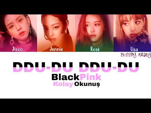 BLΛƆKPIИK 'DDU-DU DDU-DU' (Kolay Okunuş-Easy Lycris)