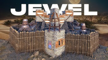 THE JEWEL - EXTREMELY DEFENDABLE Open Core Rust Base Design | solo/duo/trio/quad (2023)