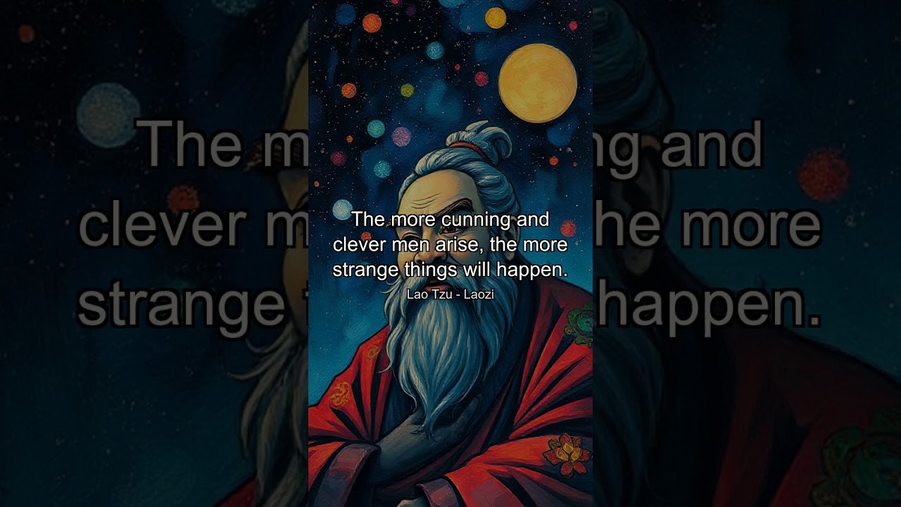 The more cunning and clever men arise, the more strange things will happen