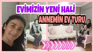 ANNEMİN EV TURU ⁉️SİZ İSTEDİNİZ BEN ÇEKTİM✅ HEP BERABER 5 ÇAYI 👍 DURU KUŞUM ♥️ GÜNLÜK VLOG 🎥