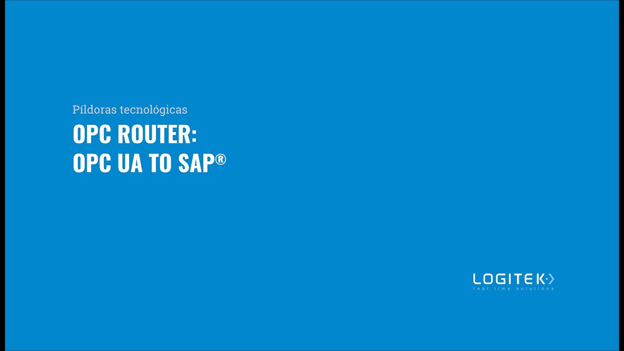 OPCRouter OPC UA to SAP - YouTube