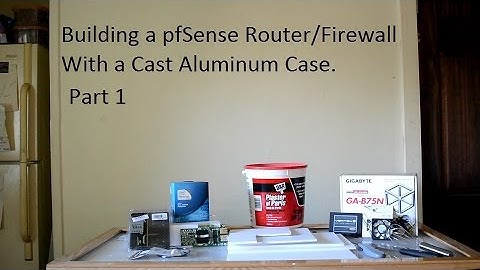 PfSense Router Build Log Part 1 2016 SPOILER: It was a fail.  :(