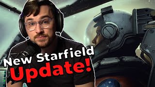 Trying The New Starfield Update  Luke Reacts