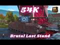 O-Ho 54K Damage Brutal Last Stand Invasion World of Tanks