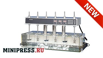 🔥Dissolution Analyzer for Tablets and Capsules RC -06D extra video Minipress.ru