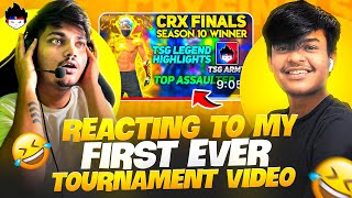 REACTING TO MY FIRST TOURNAMENT VIDEO WITH ​⁠TSG Ritik 🔥 - Memories Bring Back 😓❤️ #frfrom fire om