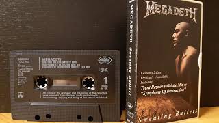 Megadeth - Sweating Bullets - Cassette Single 1993