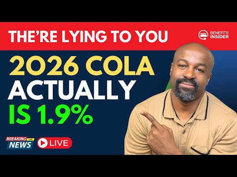 BREAKING Social Security INCREASE LIE Your COLA Is Actually 1 9