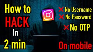 How to hack instagram account in mobile 2023 | instagram account hack | instagram