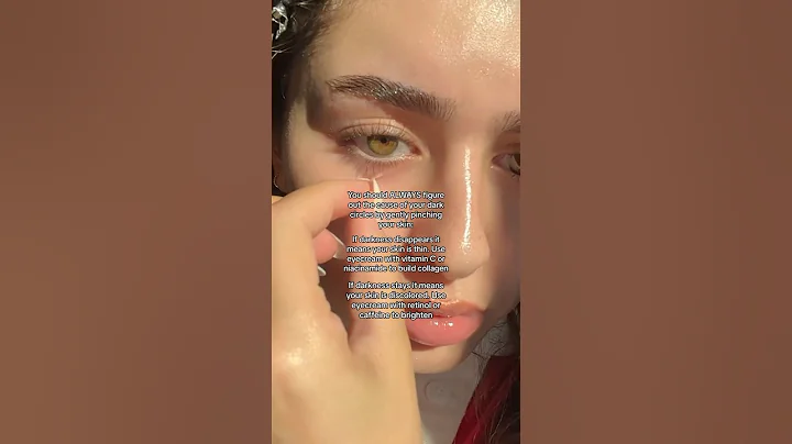 A dark circle hack you need to know #darkcircles #skincaretips  #skincareroutine