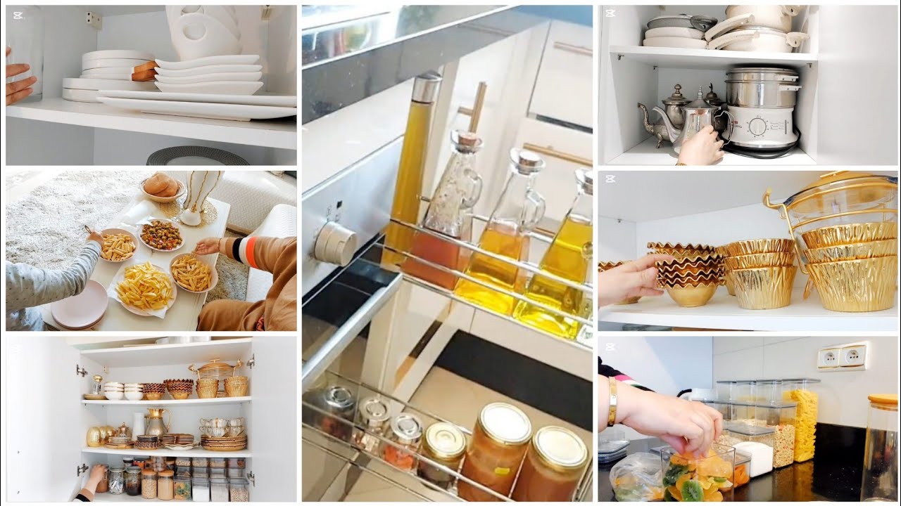 روتين تخمال المطبخ /منظمات وافكار جديدة/ترتيب البلاكارات🧚IDÉES DÉCO CUISINE