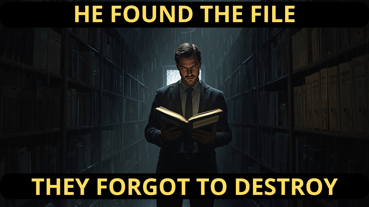 He Found the File They Forgot to Destroy