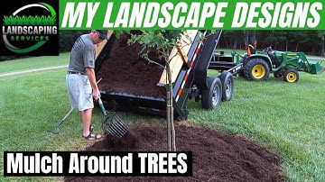 MULCH ROND BOMEN / MIJN LANDSCHAPSONTWERPEN