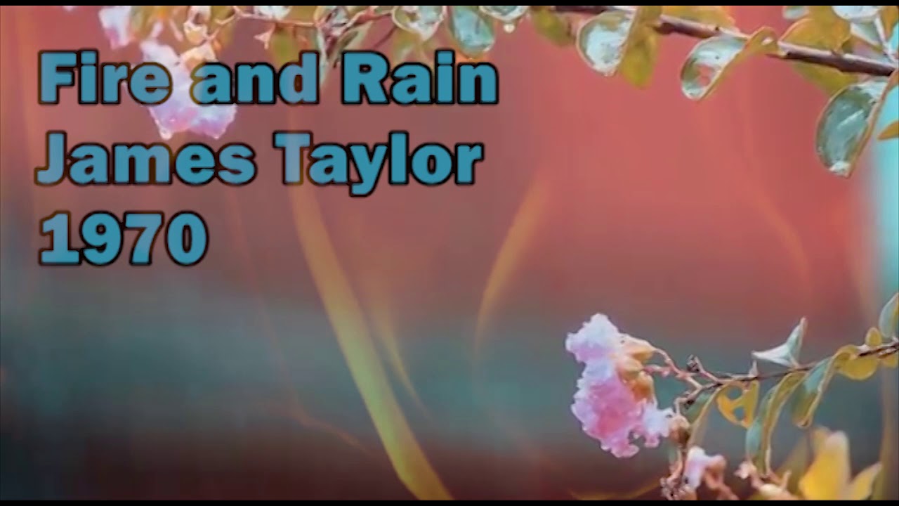 Fire and Rain James Taylor (1970) YouTube