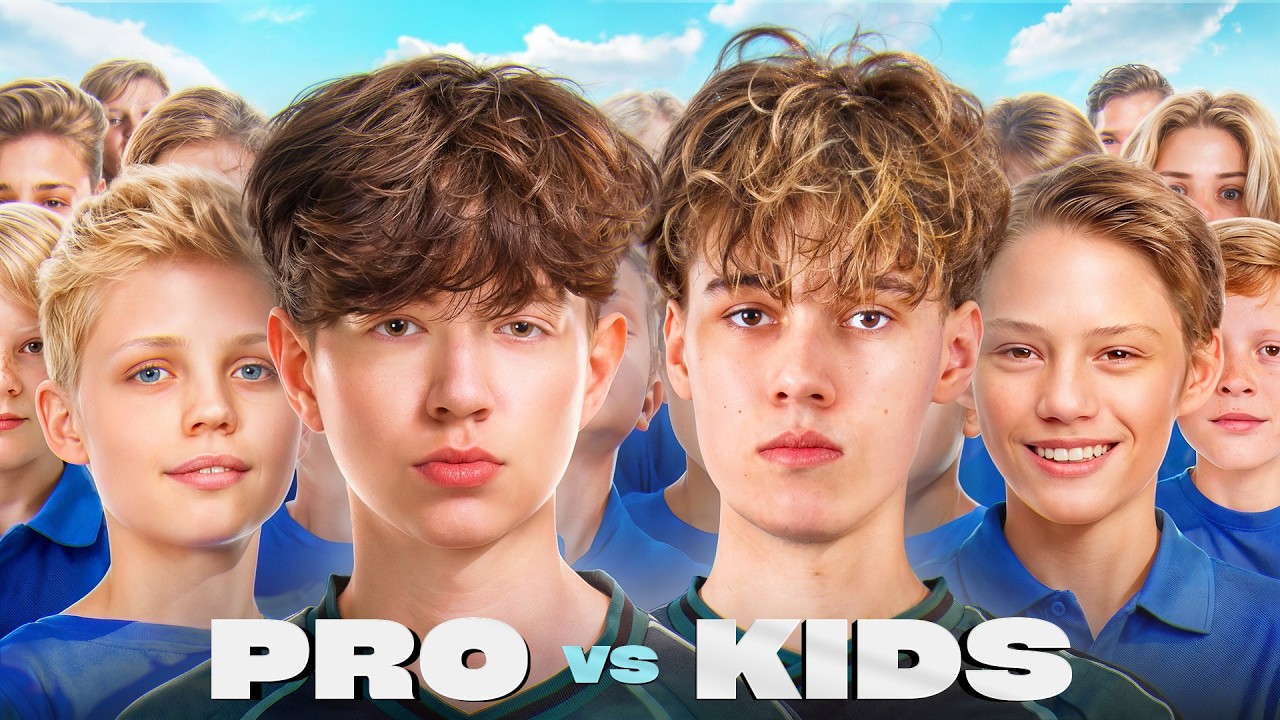 PRO VS KIDS | SHXRK & T3ENY VS 20 KIDS | AURORA GAMING