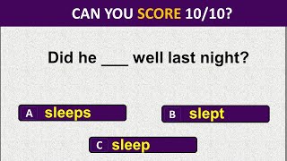 can you score 10/10?  #irregularverbs