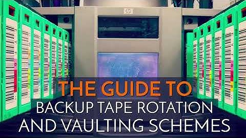 The Guide to Backup Tape Rotation and Vaulting Schemes