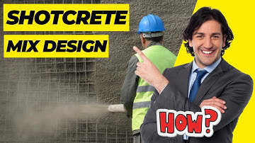 How to create Shotcrete Mix Design Reference to ACI 506R-05 ? #concrete #concretedesign #cement
