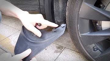 Model Y mud flap | INSTALLATION