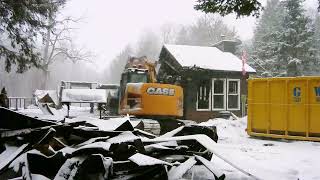 House Demolition Time Lapse #12024