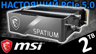 Настоящий PCIe 5.0 - обзор SSD MSI SPATIUM M580 FROZR 2TB (S78-440Q780-P83)