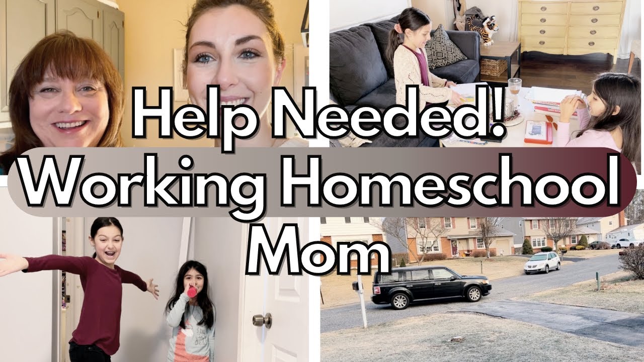 WORKING HOMESCHOOL MOM (HELP) ~ REALISTIC DAY IN THE LIFE ~ HOMESCHOOL MOM DITL SCHEDULE