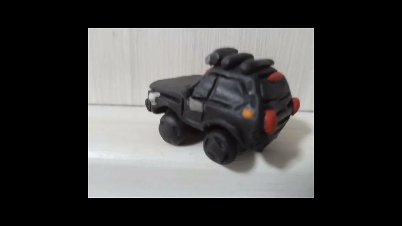 Lada Niva|Лифтованная Нива из пластилина - YouTube