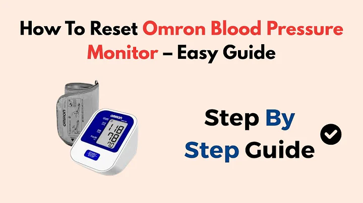 How To Reset Omron Blood Pressure Monitor – Easy Guide