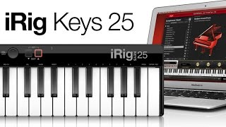 iRig Keys 25 USB MIDI keyboard controller for Mac/PC - YouTube