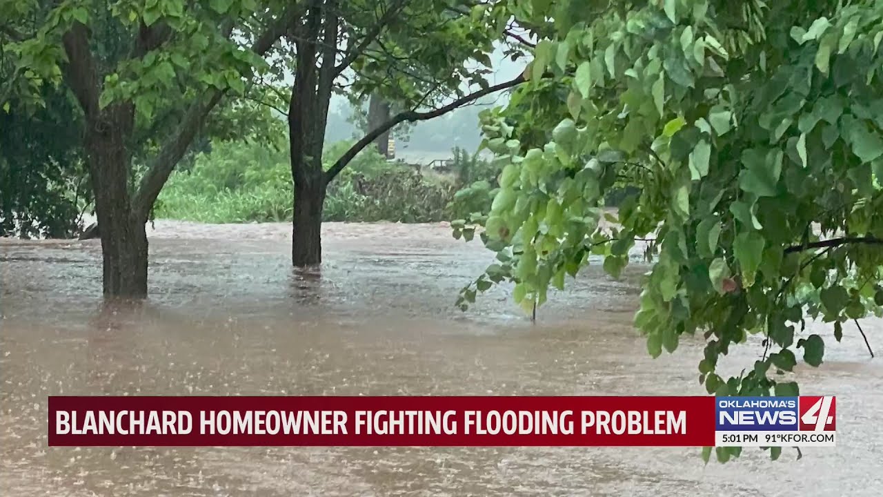 Homeowner seeks help from City of Blanchard for flooding troubles YouTube