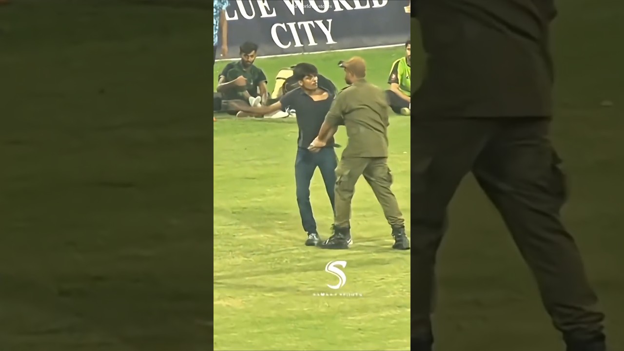 Unbelievable Moment: Fan Ran Onto Field for Babar Azam #shorts