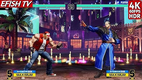 Terry Bogard vs Goenitz (Hardest AI) - KOF XV | PS5 4K 60FPS