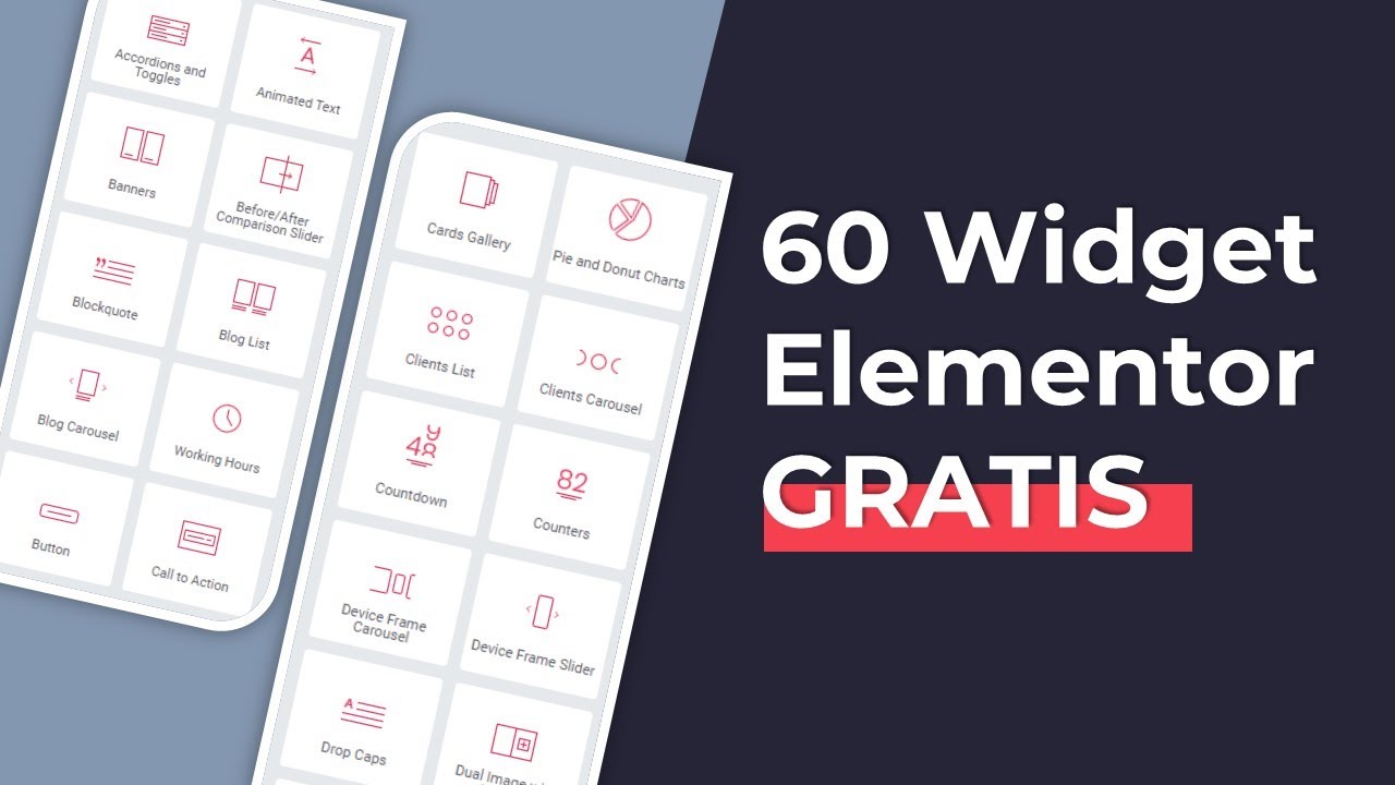 60 Widget Elementor GRATIS | Review Plugin Qi Addons for Elementor ...