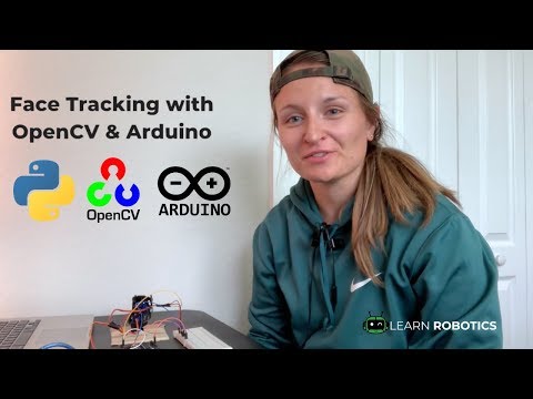 Face Tracking OpenCV, Python, Arduino, & Pan-Tilt Servos