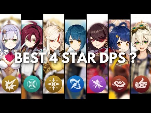 7 Must Build 4 Star DPS !! F2P DPS Showcase [ Genshin Impact ]