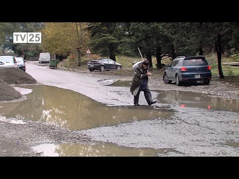 გაუმართავი სანიაღვრე არხი